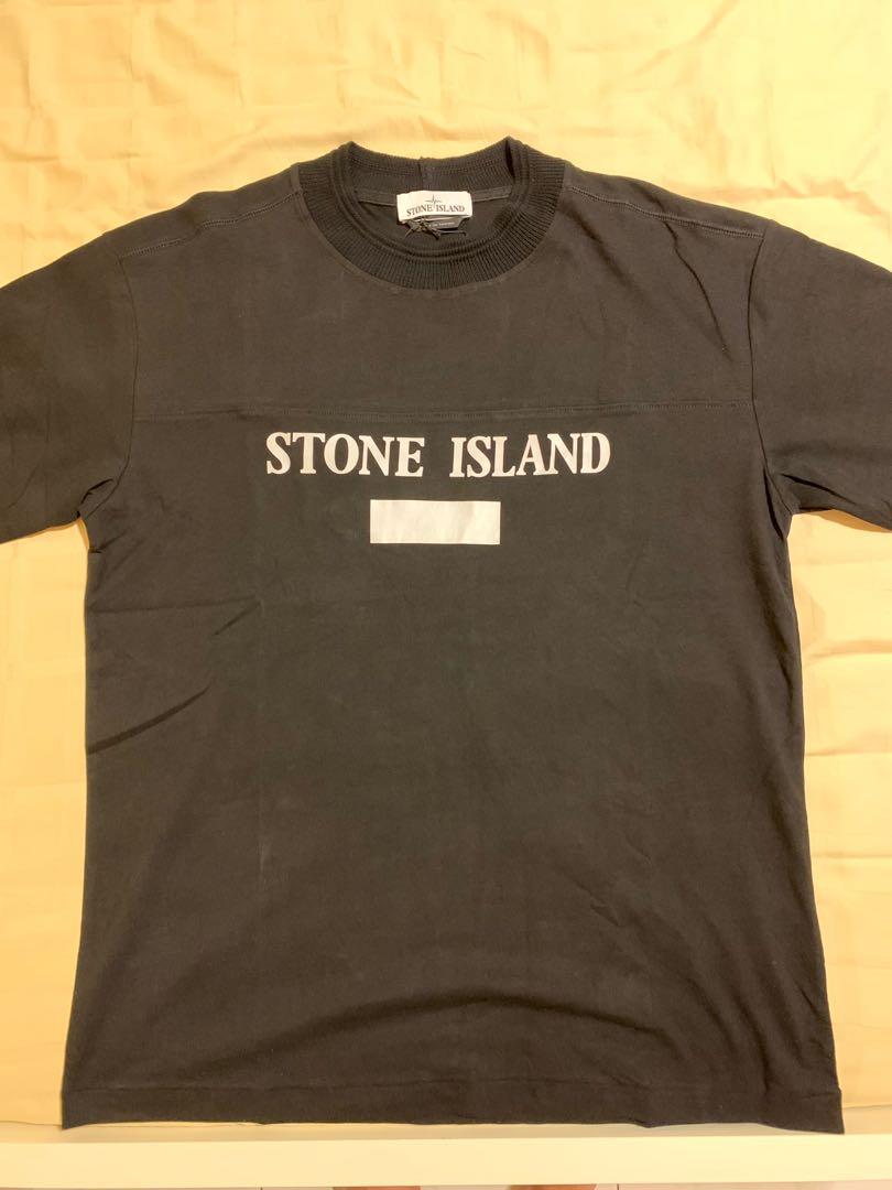 Stone Island Reflective tee Men s Fashion Tops Sets Hoodies