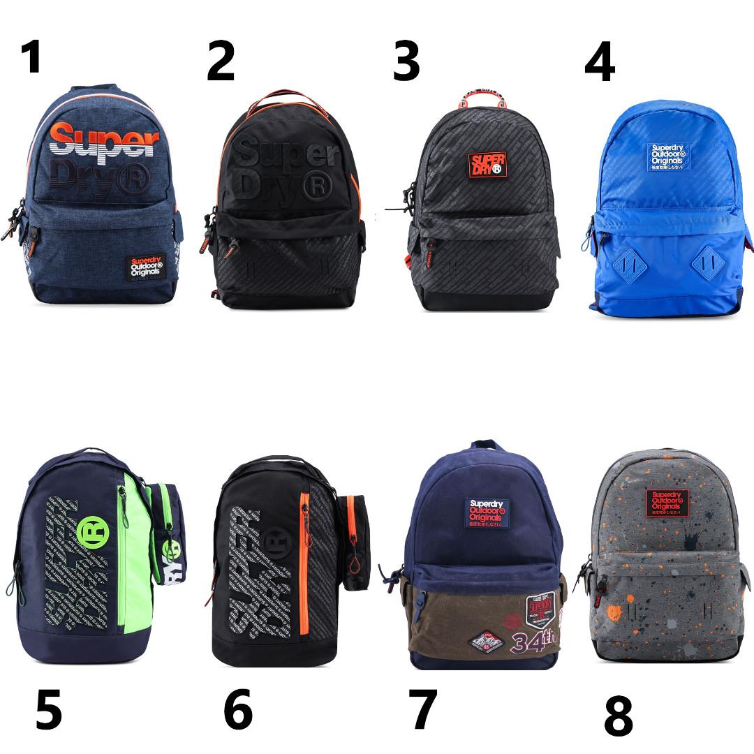 Superdry school bags sale outlet