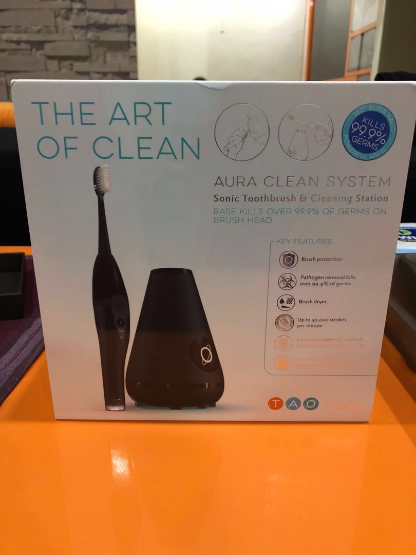 tao clean sonic toothbrush and cleaning station reviews