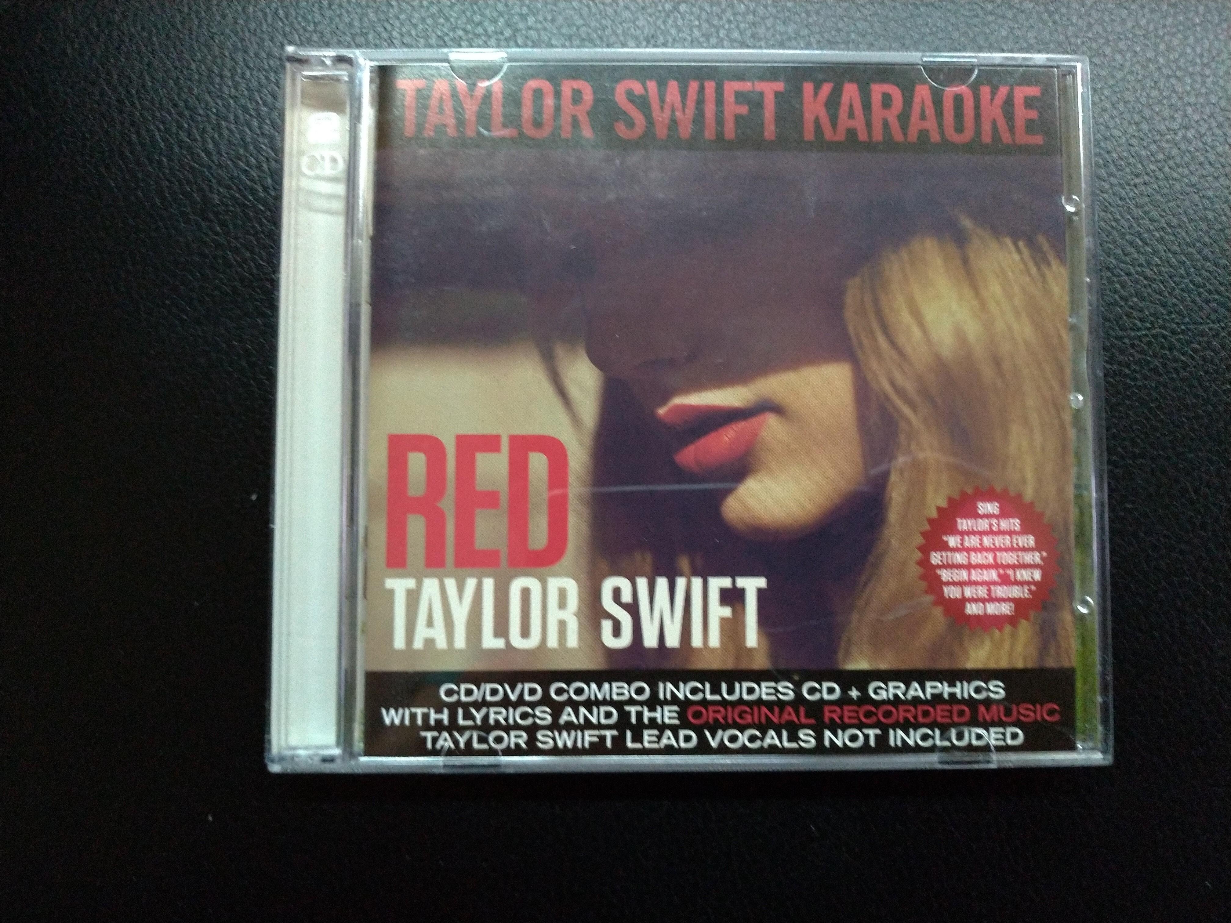 Taylor Swift Red Karaoke CD + DVD, 興趣及遊戲, 音樂樂器 & 配件, 音樂與媒體 CD 及 DVD