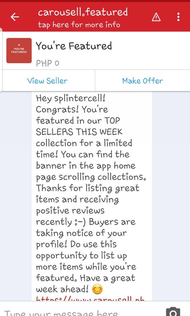 Thank you! (Category: Everything Else Others) located in Makati City. Submitted by splintercell (Listing ID 227686624, Image 1). Description: Thank you Carousell!!.