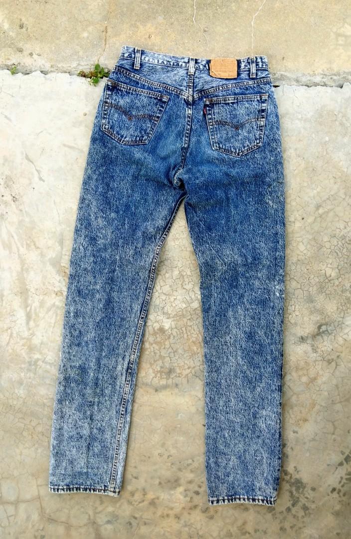 Vintage levis 501 acid wash celagi