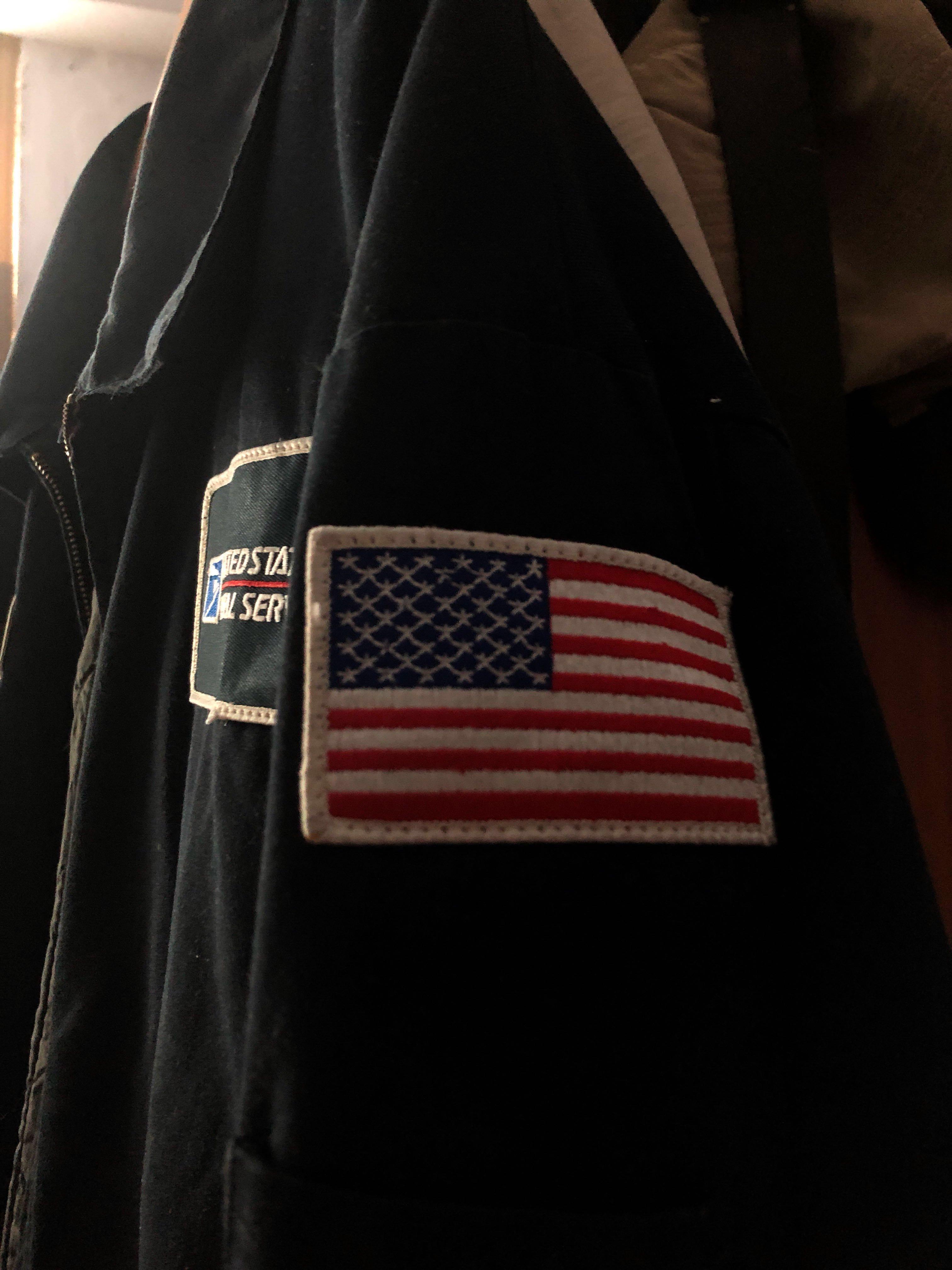VINTAGE USPS Navy Blue Jacket, Men's Fashion, Coats, Jackets and ...