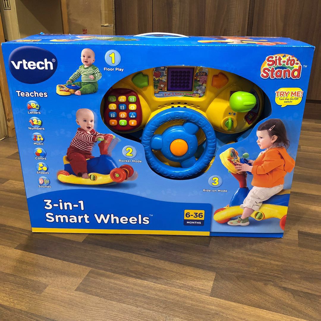 Vtech 3 in 1 smart wheels ride on deals