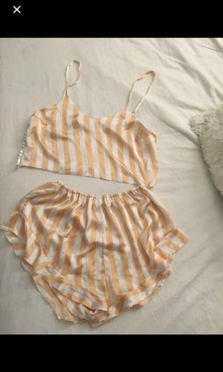 Misguided sleep lounge silk set