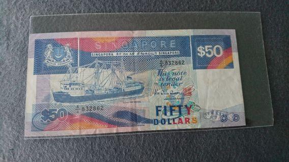 $50 Singapore Currency Notes