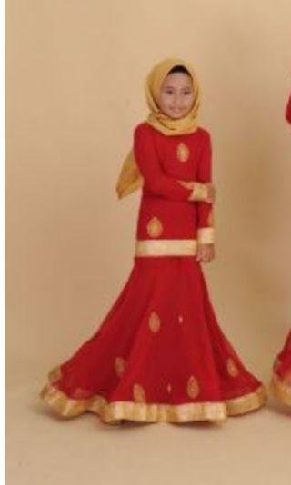 Qiszar Saree kurung kids#gayaraya