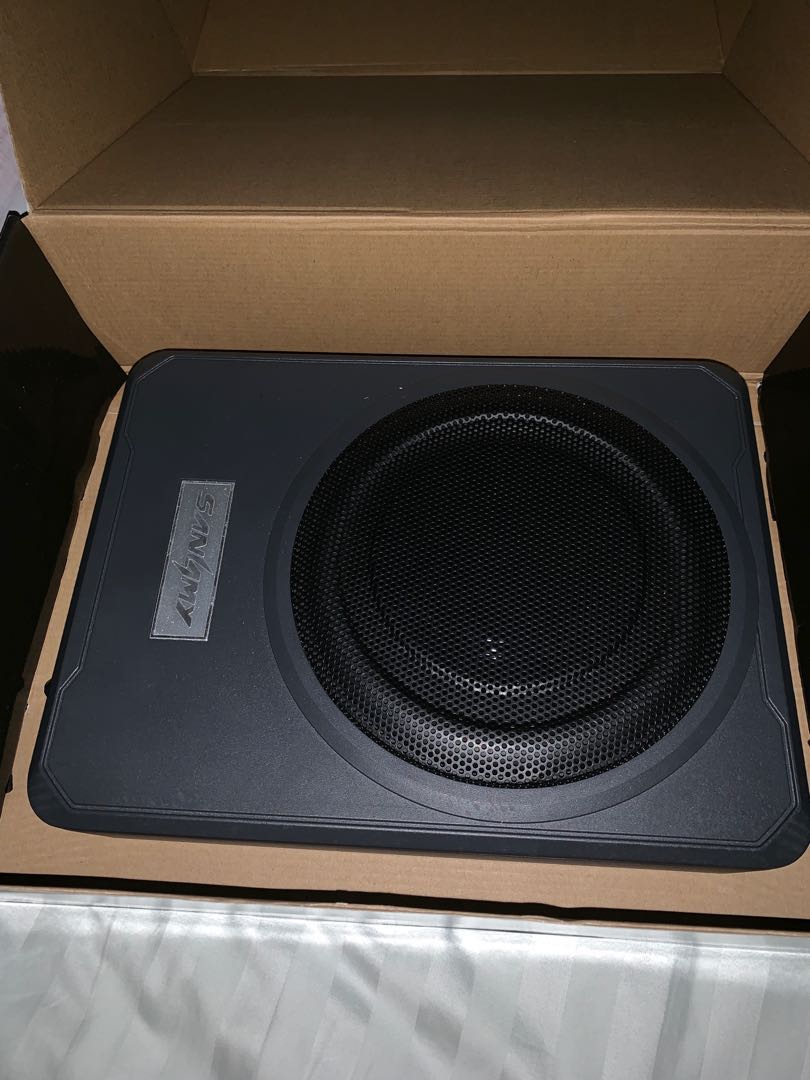 low profile amplified subwoofer