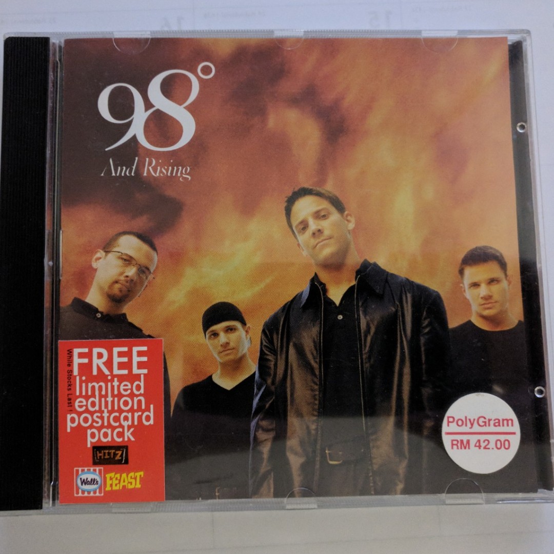 98 Degrees - 98 Degrees and Rising (1998), Hobbies & Toys, Music & Media,  CDs & DVDs on Carousell
