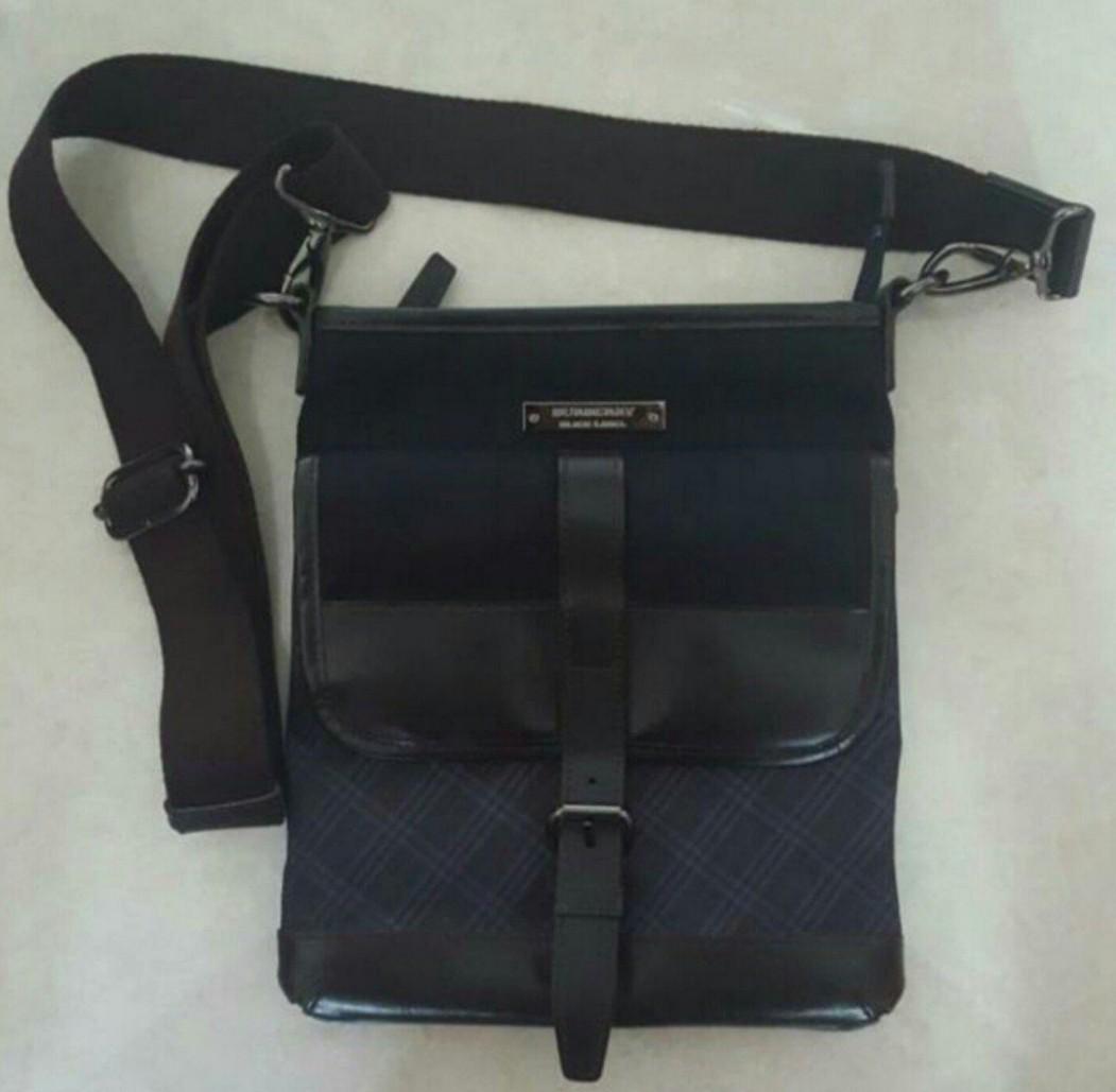 burberry black sling bag