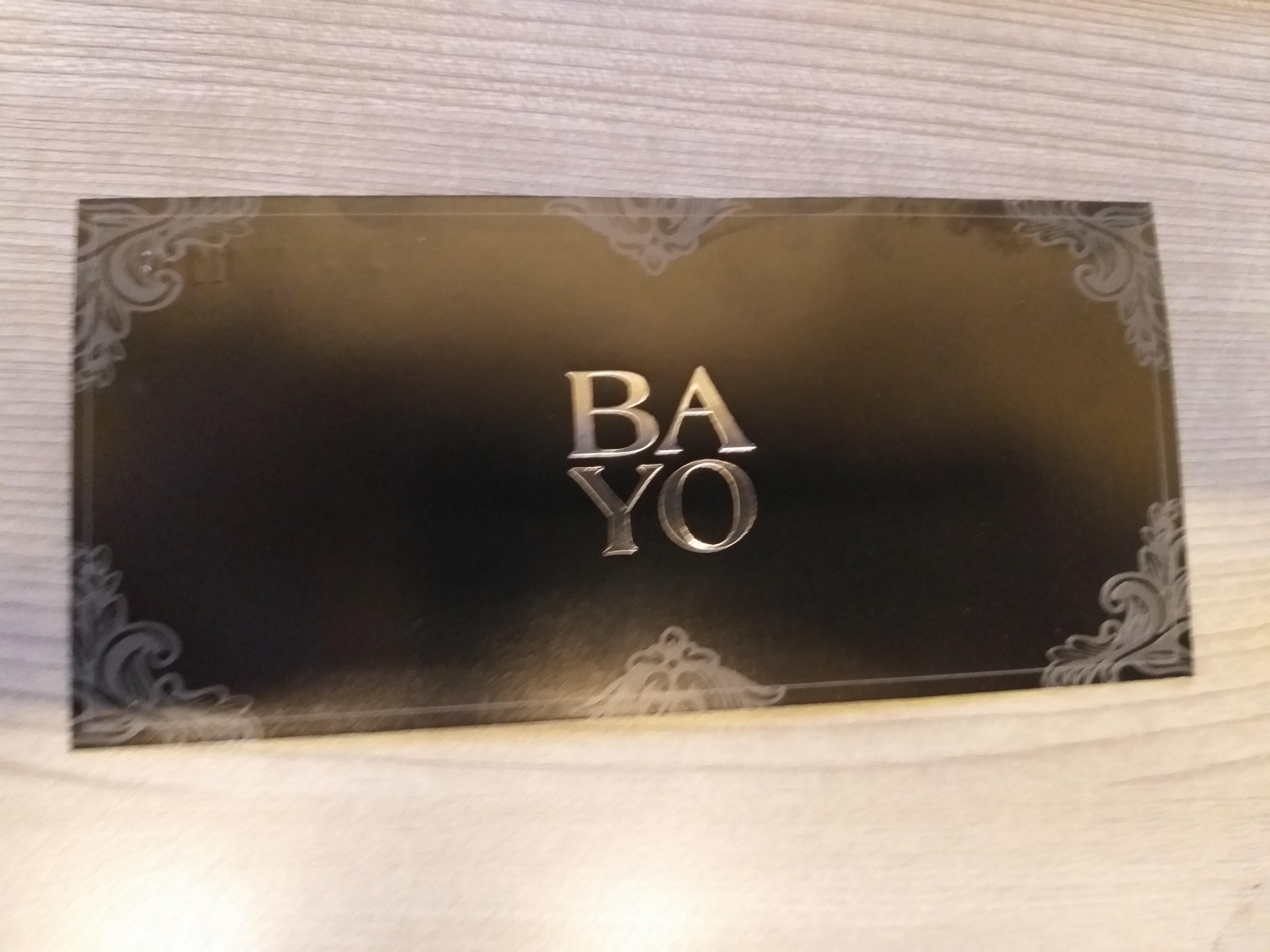BA YO Gift Card (Category: Store Credits) located in Makati City. Submitted by kurtcriation (Listing ID 227887889, Image 1). Description: Selling my BAYO GC worth of 1000. Redeemablenin all BA YO branches. No expiration..
