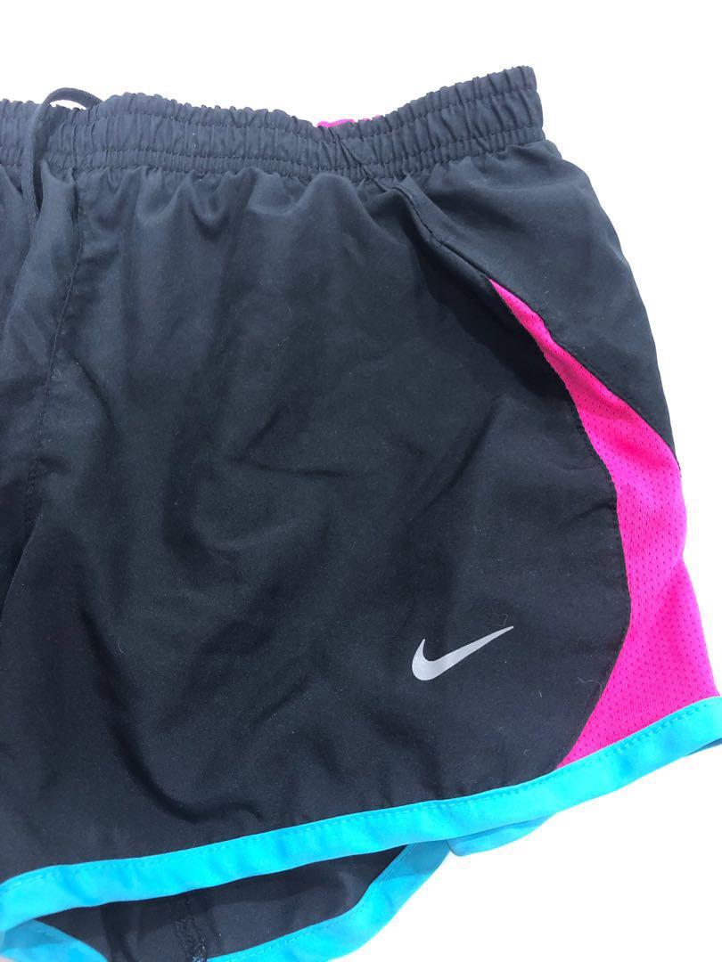 black and pink nike shorts