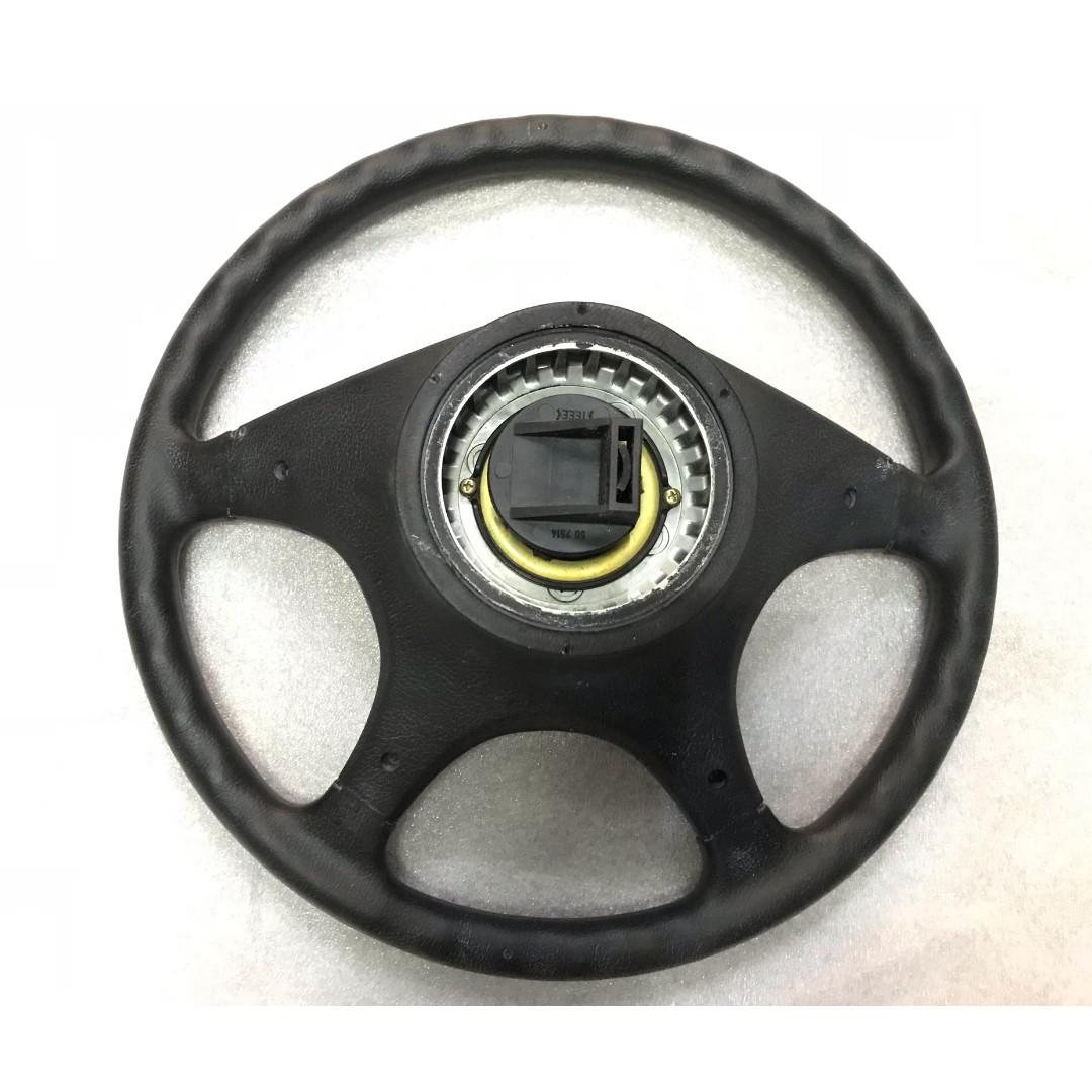 BMW E34 E32 Steering Wheel, Car Accessories, Accessories on Carousell