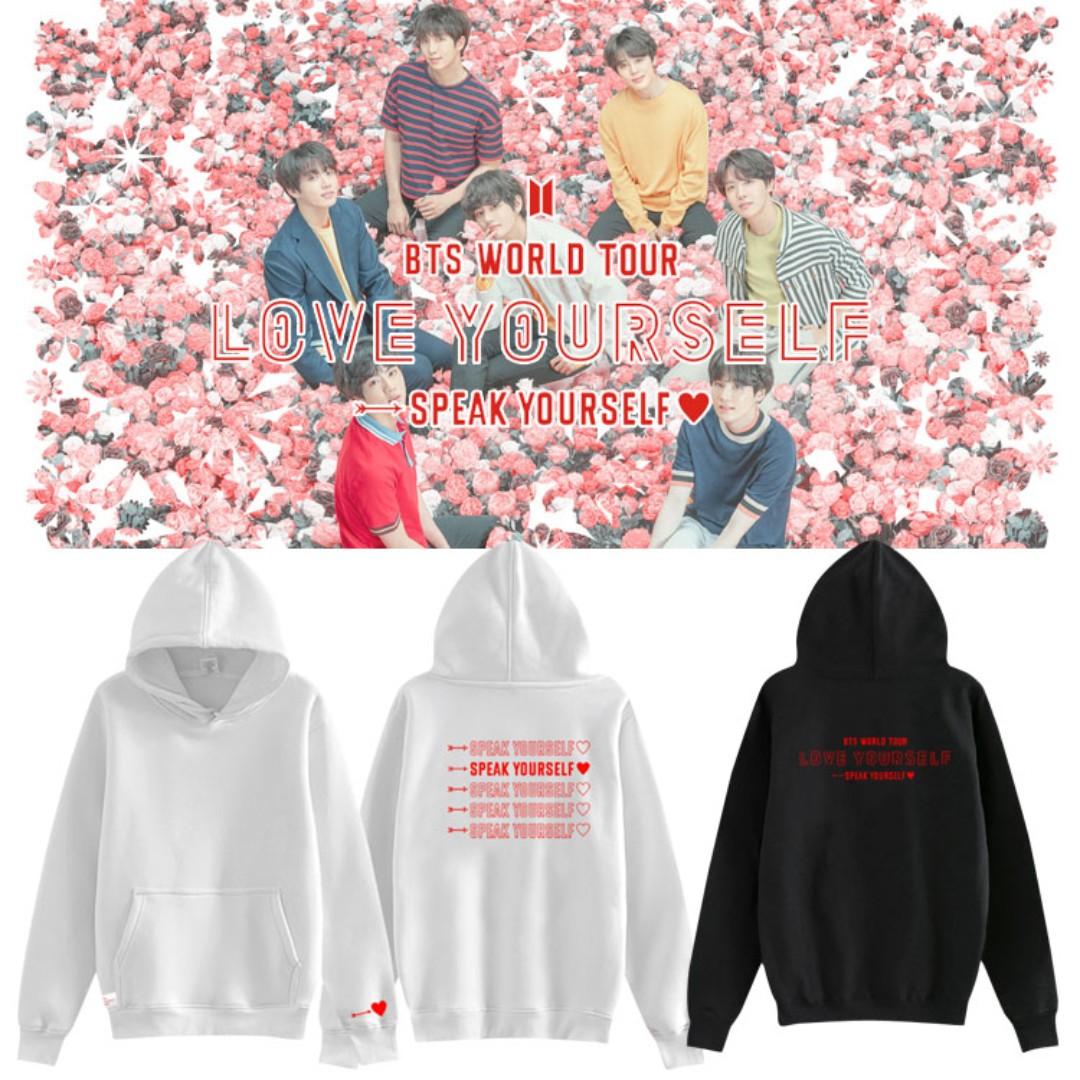 bts world tour love yourself hoodie