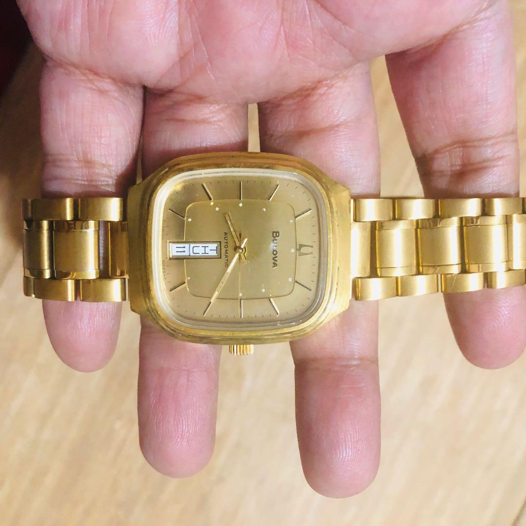 Bulova gold vintage watch (automatic) (Category: Men's Watches) located in Manila. Submitted by shopwitha_ (Listing ID 227903730, Image 1). Description: .