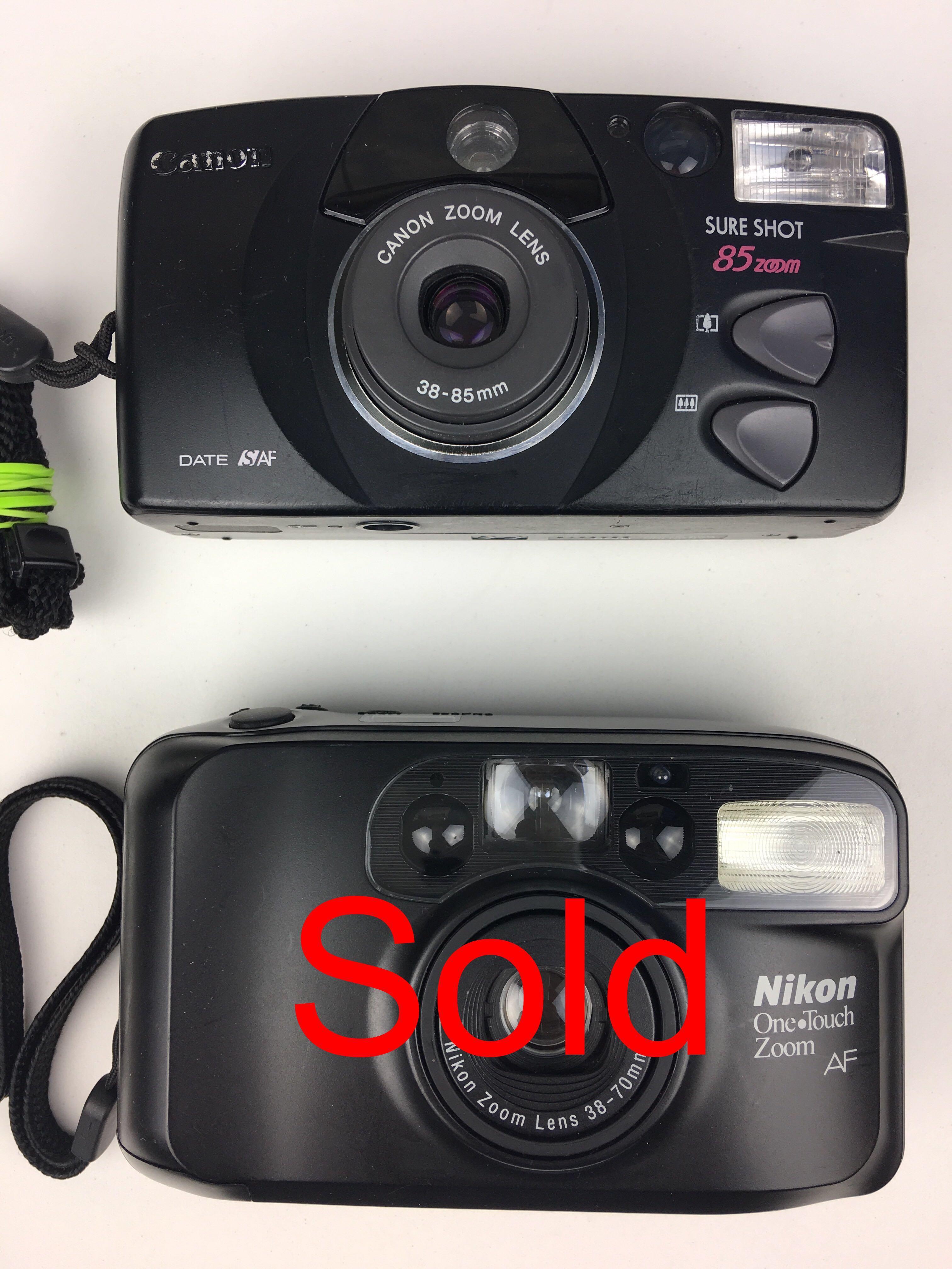 canon sure shot 85 zoom nikon one touch zoom af