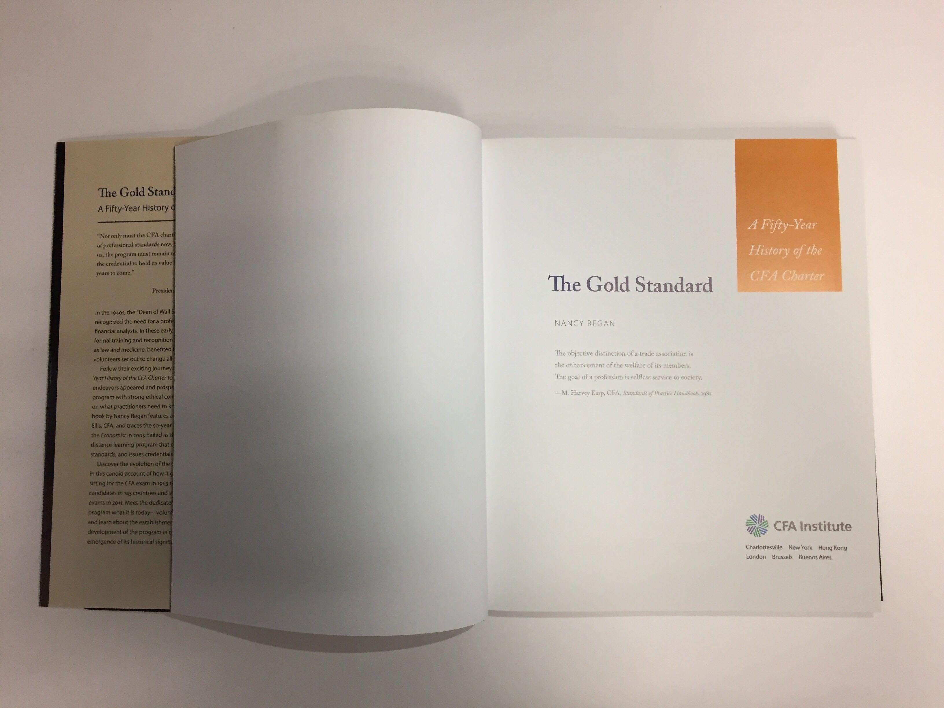 了解CFA 入門必備 - GOLD STANDARD: A FIFTY-YEAR HISTORY OF CFA CHARTER By ...