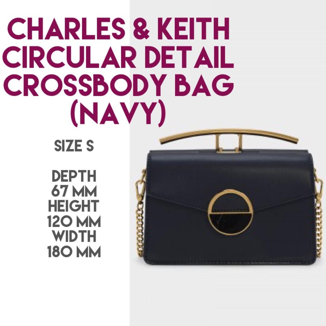 circular detail crossbody bag