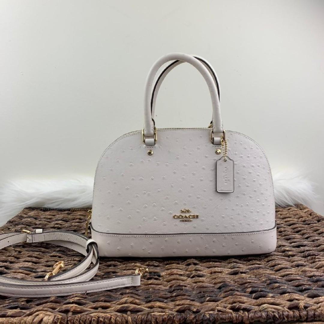 COACH MINI SIERRA SATCHEL COACH F66932 CHALK LIGHT GOLD