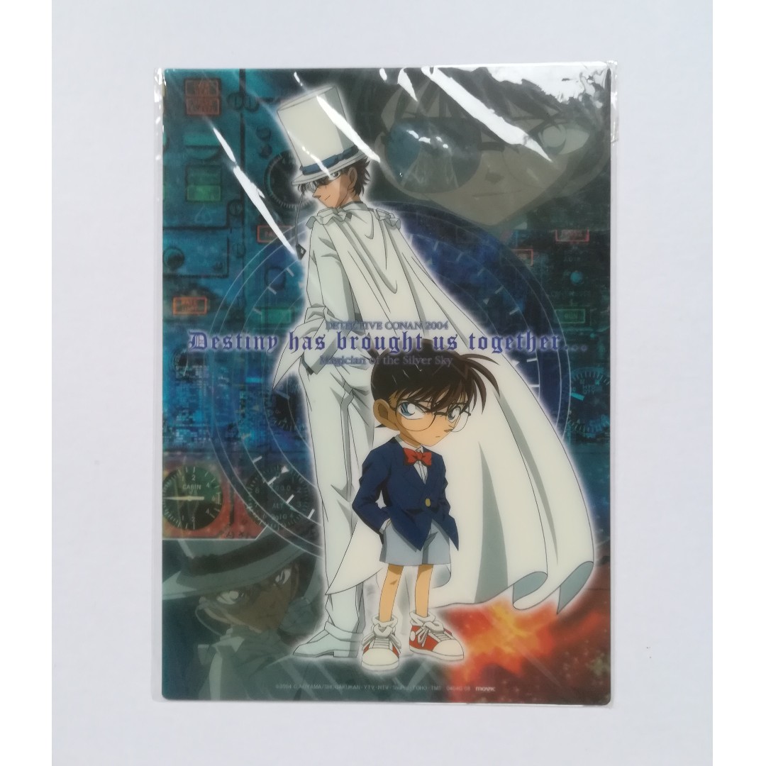 Detective Conan Magician Of The Silver Sky Edogawa Conan Kuroba Kaito Clear Pencil Board Clear Shitajiki Clear Underlay Board J Pop On Carousell