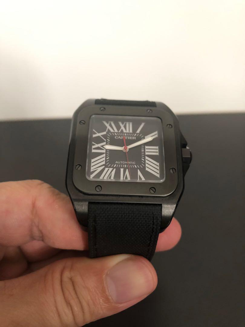 Cartier santos best sale 100 adlc