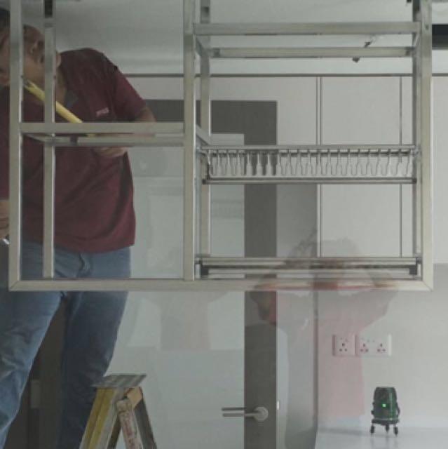 Factory Direct Price Ceiling Mounted S Steel Dish Rack Furniture Shelves Drawers On Carousell Get free shipping on qualified dish racks or buy online pick up in store today in the kitchen department. factory direct price ceiling mounted s steel dish rack