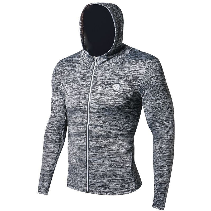 thin grey hoodie mens