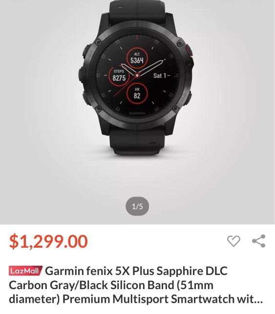 garmin fenix 5 plus warranty