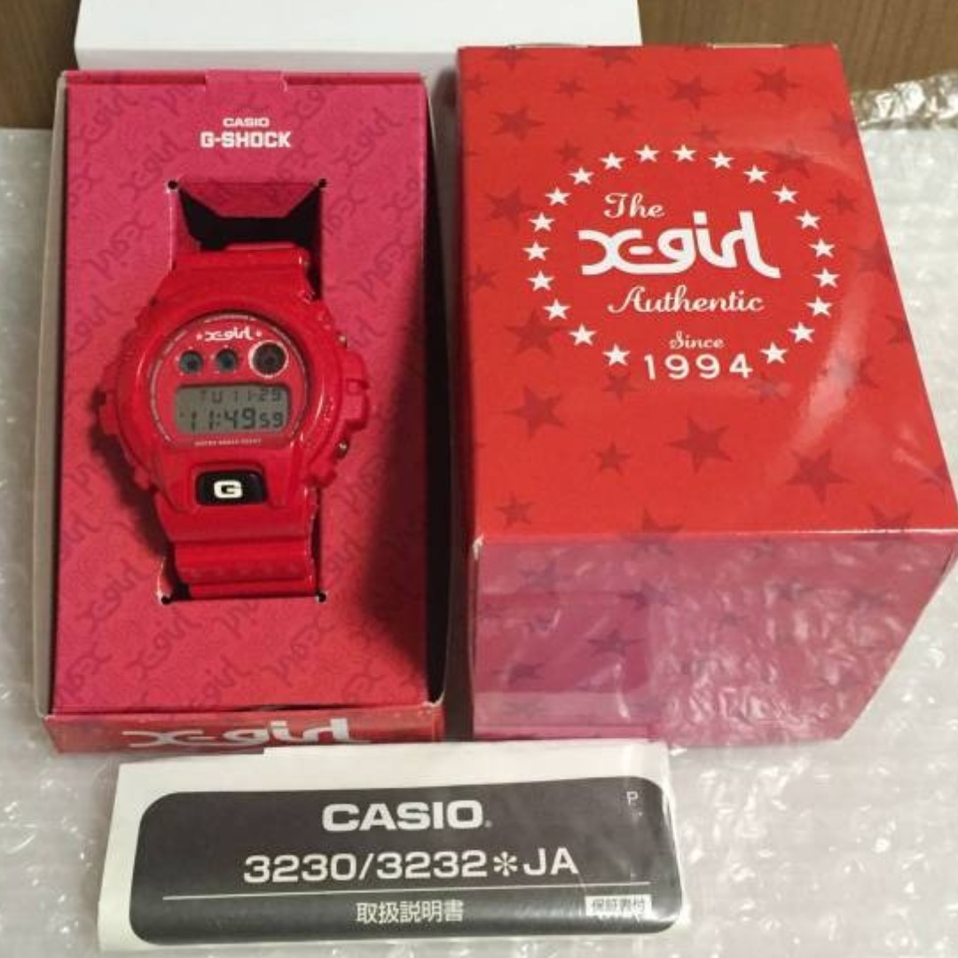 G-SHOCK CASIO XG Collaboration Limited Model Red Japan DW-6900FS-X-GIRL RED