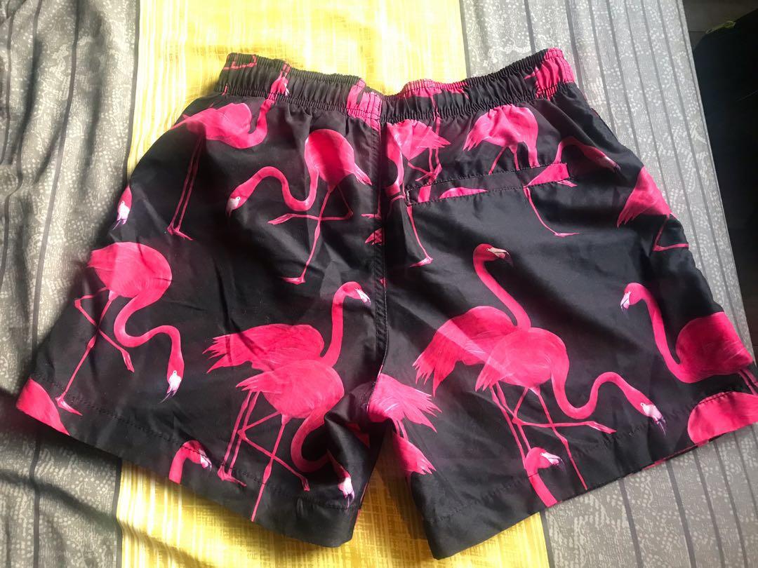 H&m flamingo shorts outlet