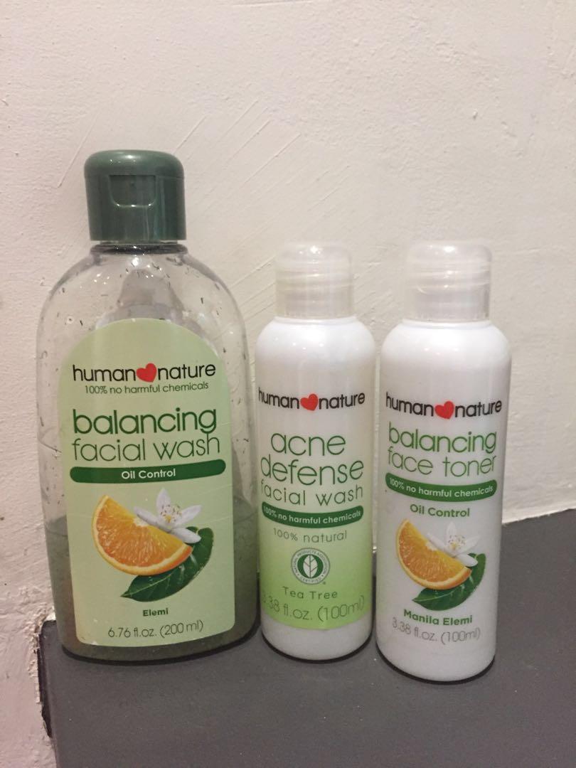human nature tea tree facial wash