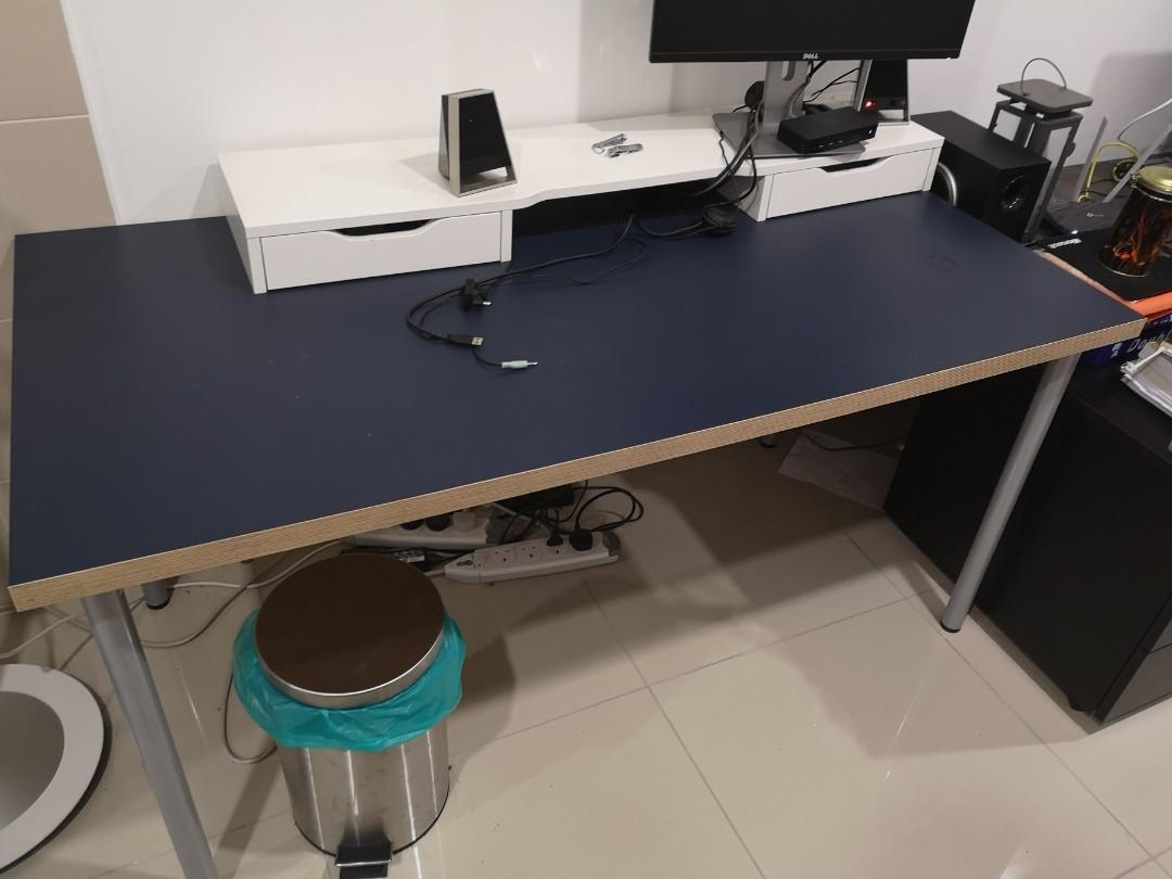 Ikea computer desk, Furniture & Home Living, Furniture, Tables & Sets
