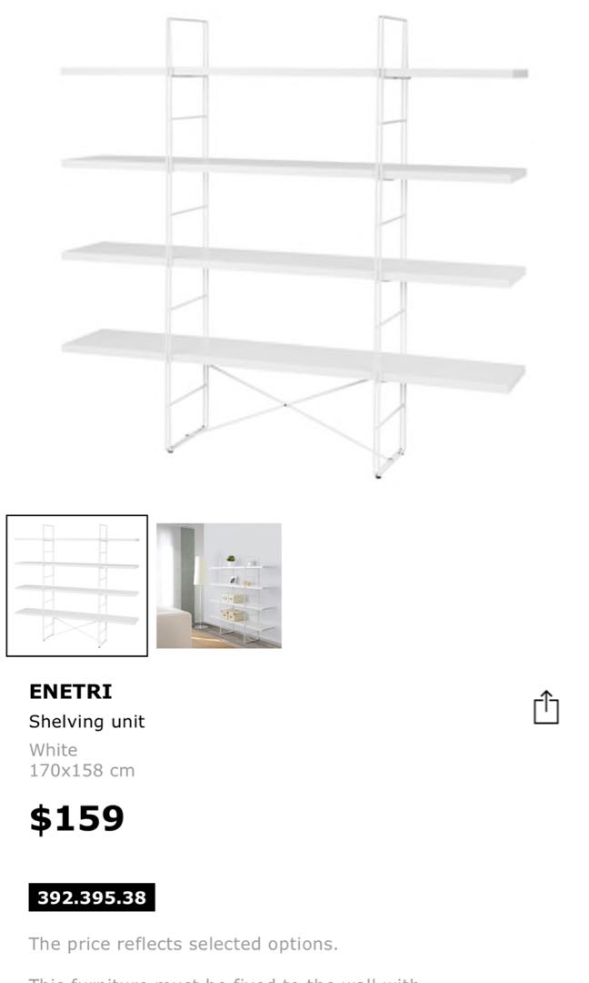 Ikea Enetri Shelf Furniture Shelves Drawers On Carousell