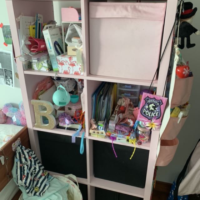 Ikea Kallax Pink Furniture Shelves Drawers On Carousell