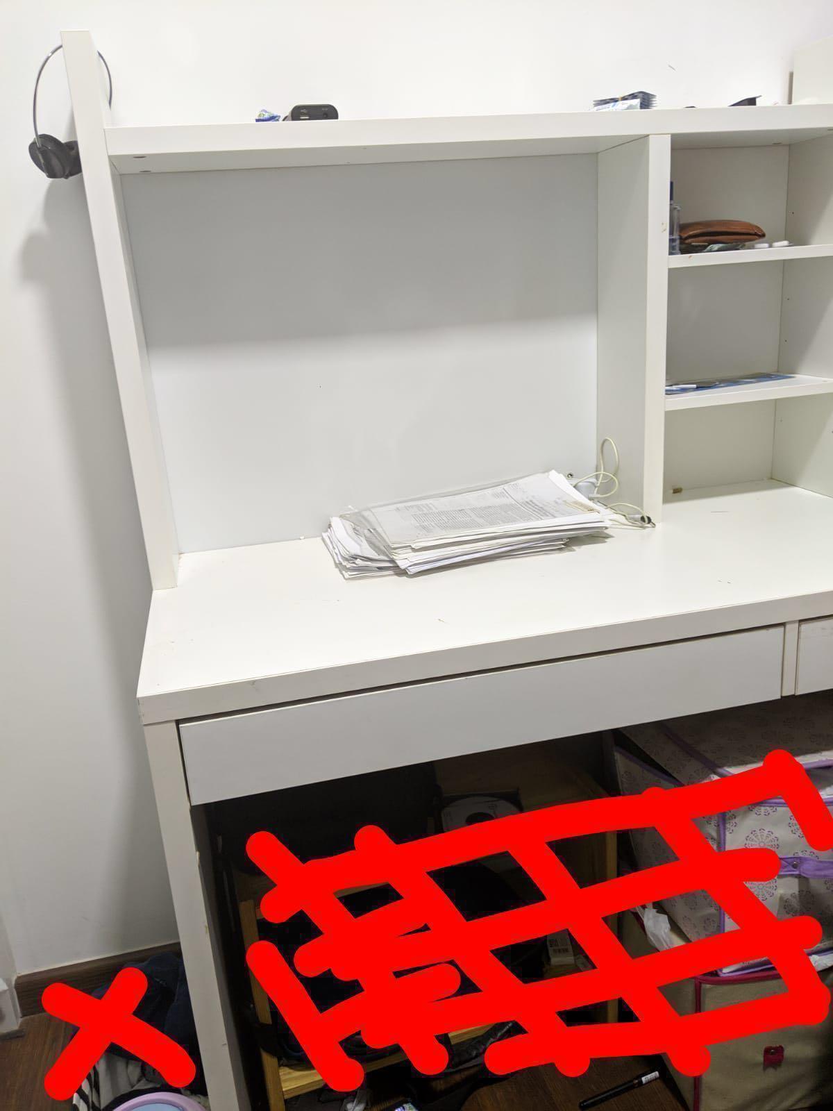 IKEA Study Table with shelf*MUST GO B4 8 MAY*, Furniture & Home Living