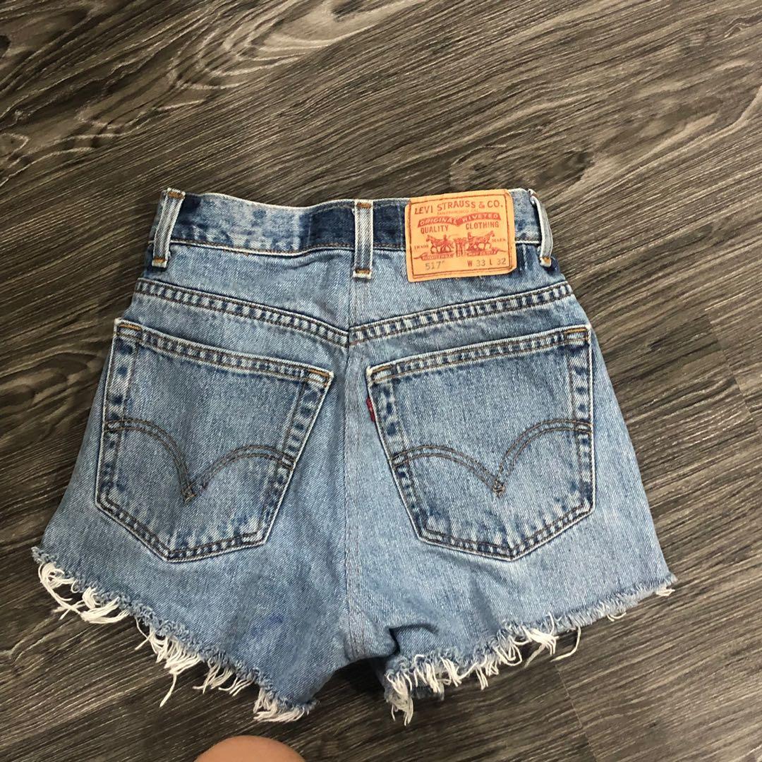 Levis vintage high waisted shorts clearance