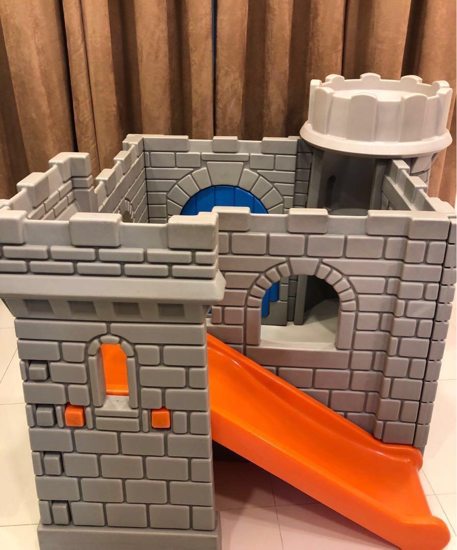 Little tikes slide discount castle