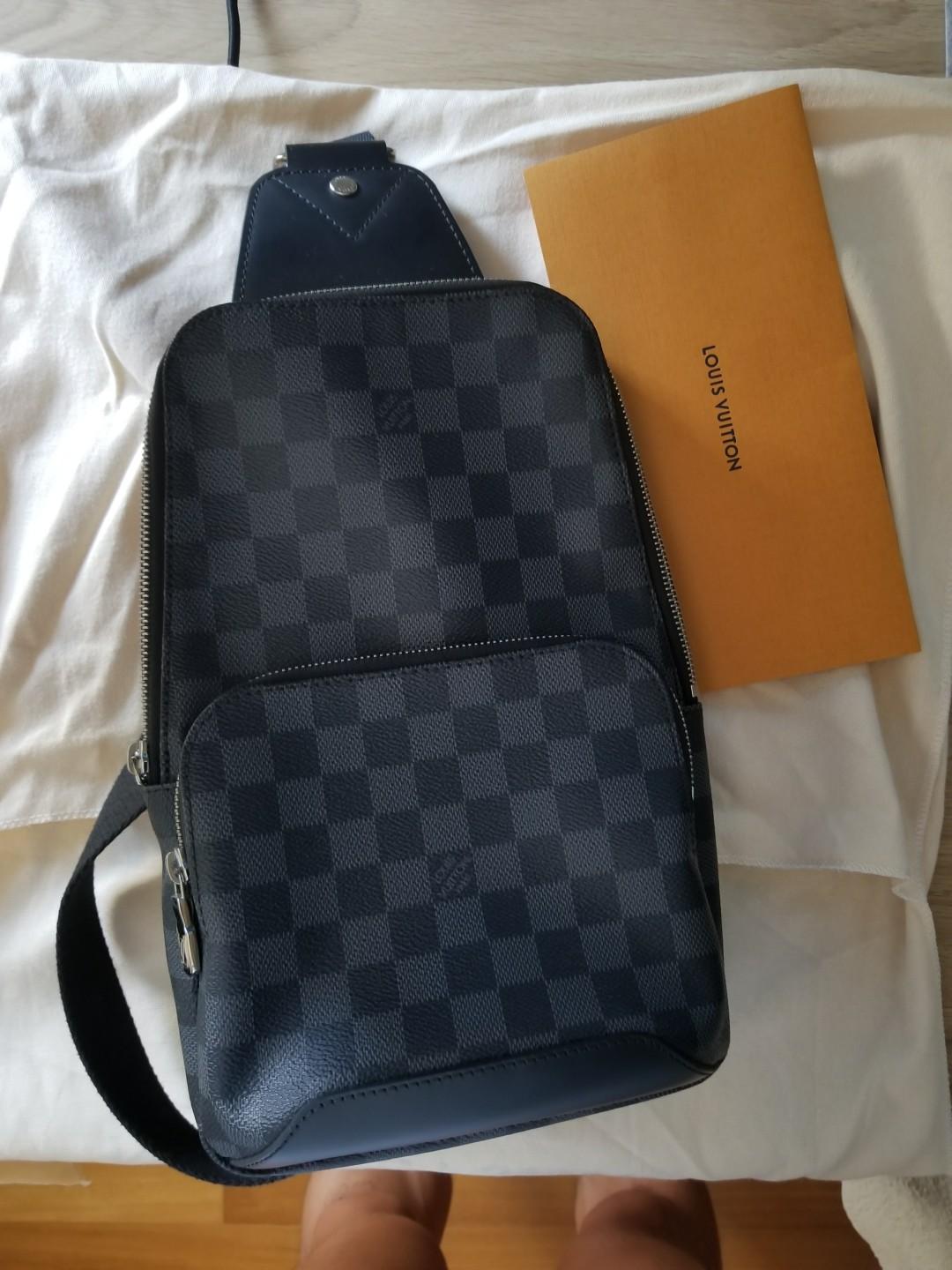 Louis Vuitton Avenue Sling Bag N41719 Crossbody Bumbag Damier