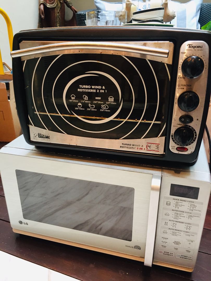 Microwave And Electric Oven Combo For Sale Home Appliances Kitchenware On Carousell