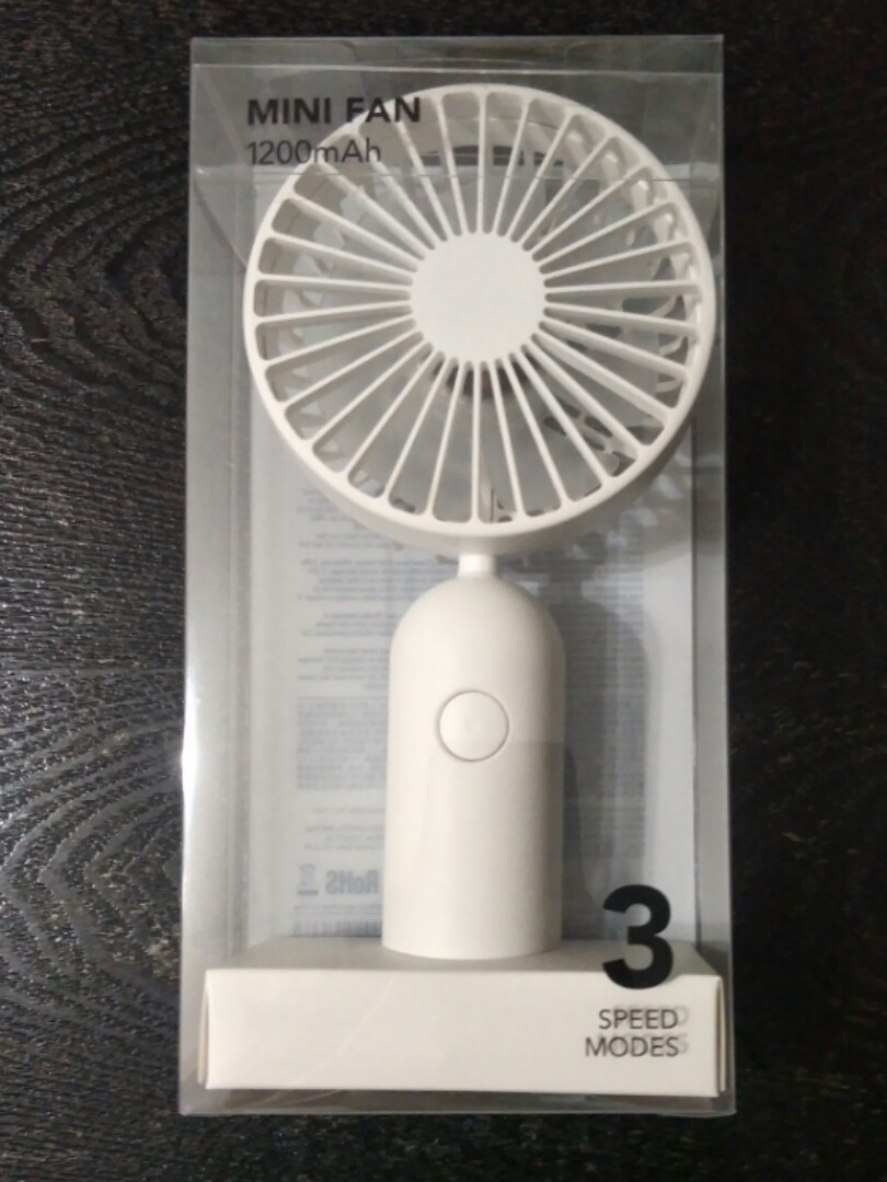 Miniso Portable Fan, Furniture & Home Living, Lighting & Fans, Fans on