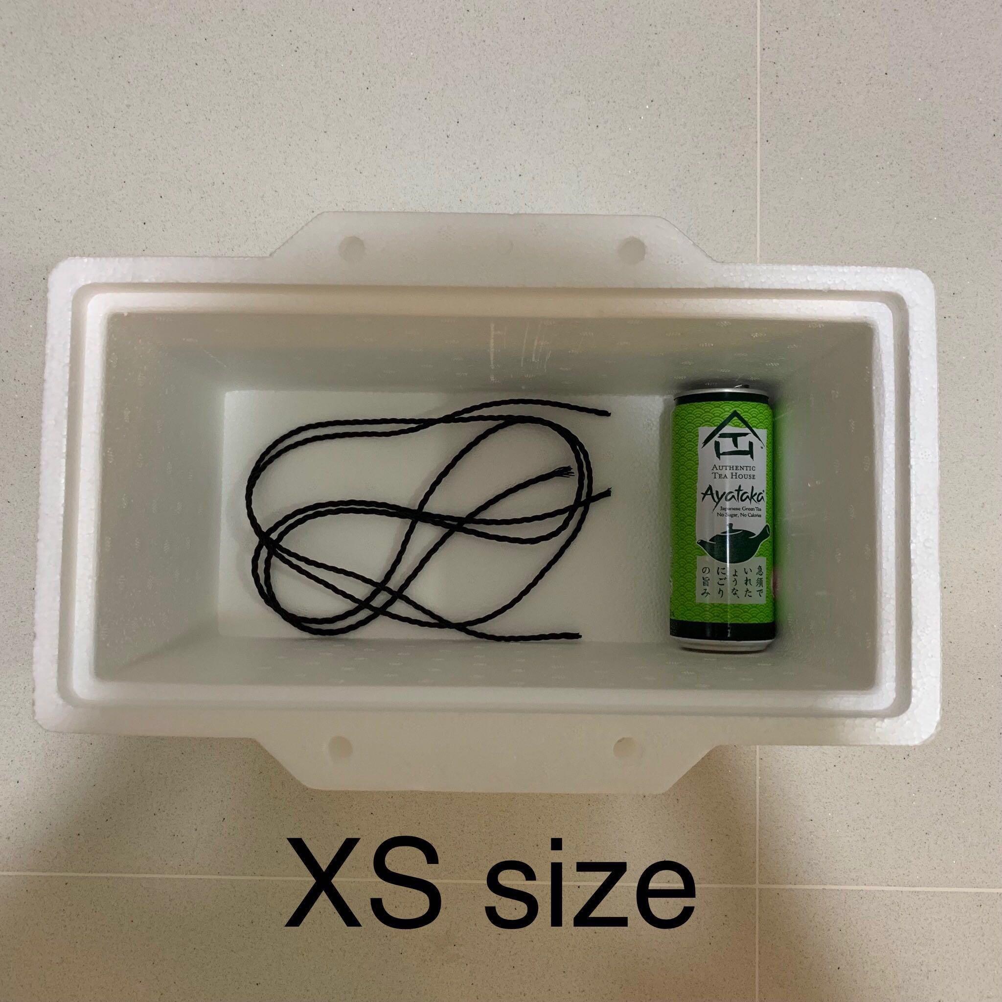 New extra small styrofoam / foam cooler box with handle_(L x W x H) 33