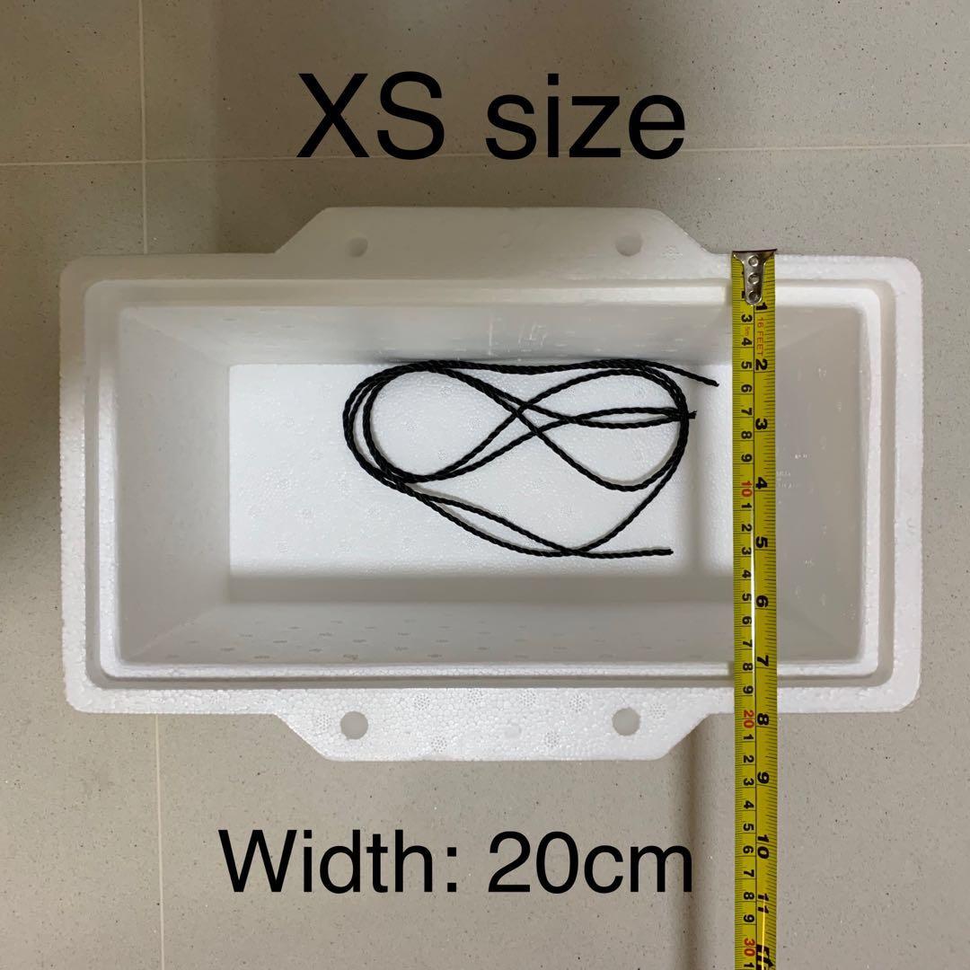 New extra small styrofoam / foam cooler box with handle_(L x W x H) 33.5cm x 16cm x 18cm