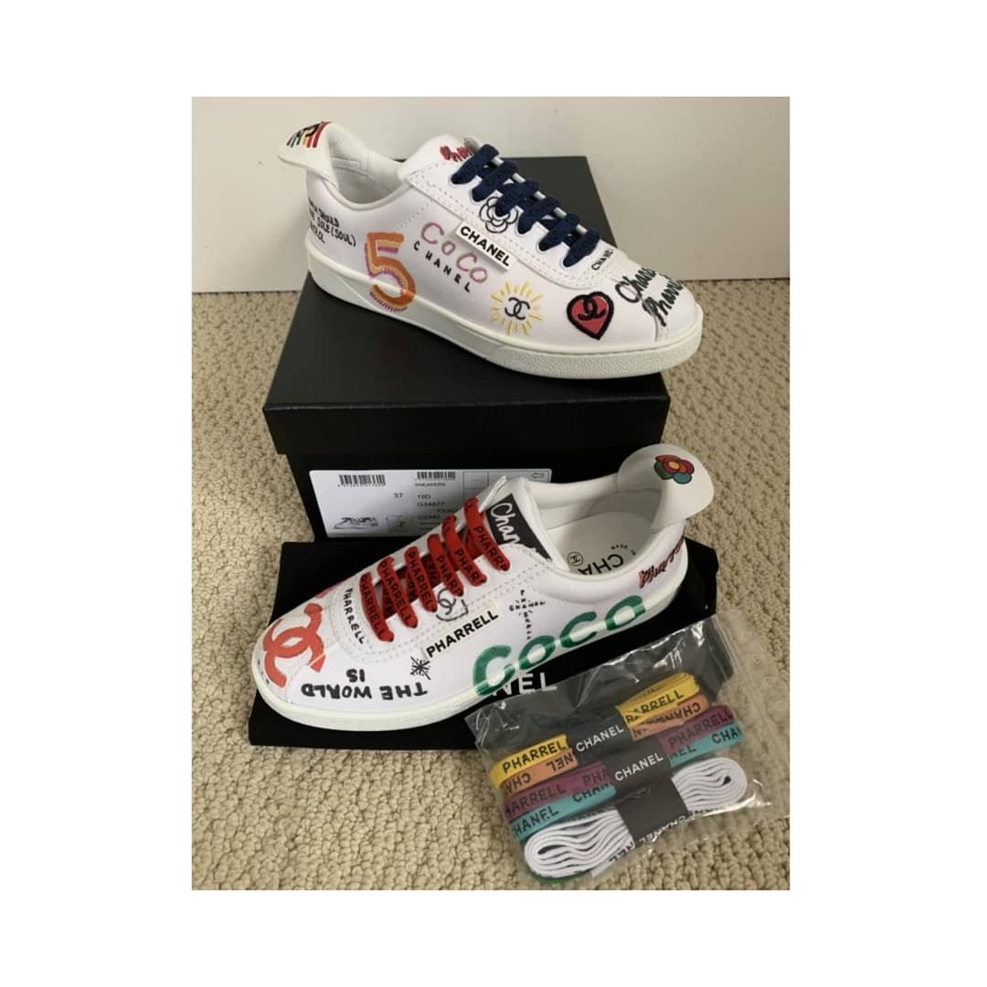 chanel x pharrell sneakers 2019