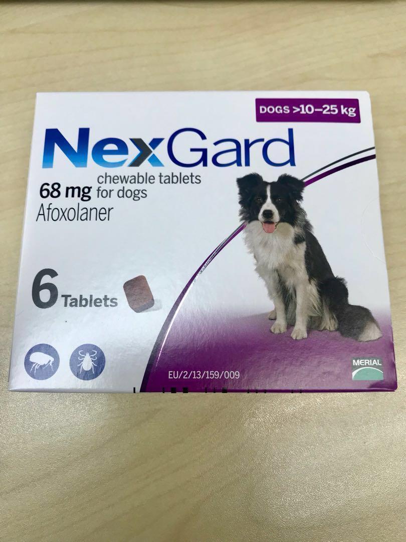 Nexgard medium dog clearance 6 pack