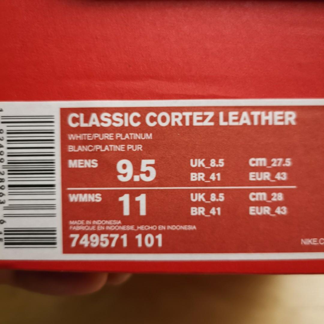 US 9.5) Nike Cortez Leather 2019, Men's Fashion, Footwear, Sneakers on  Carousell
