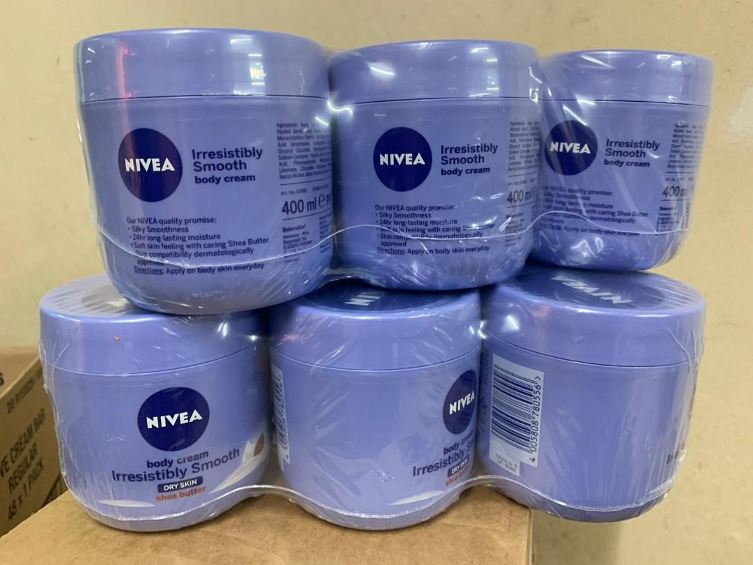 nivea irresistibly smooth body cream 400ml