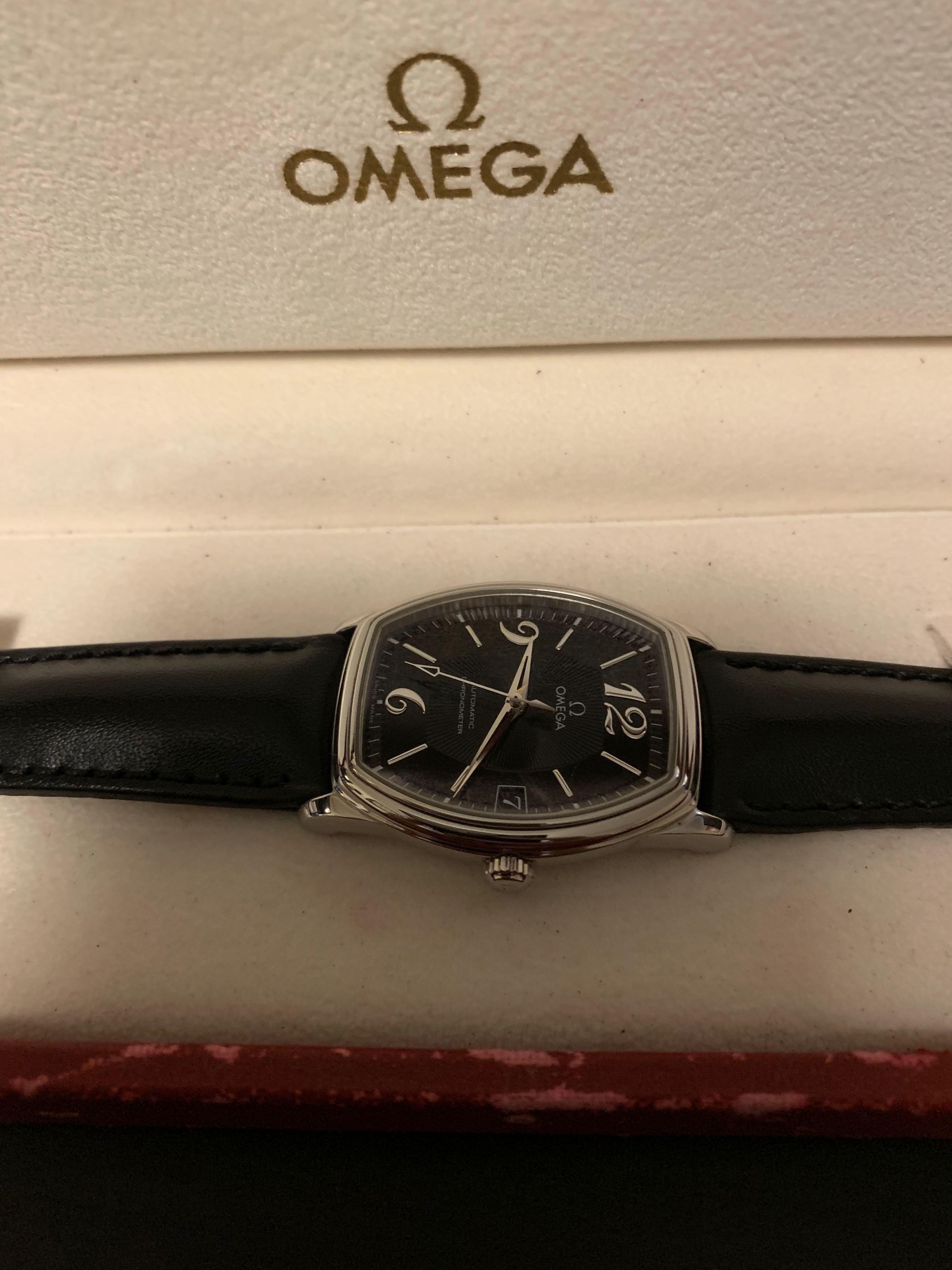 Omega De Ville Prestige Automatic Tonneau Chronometer, Luxury, Watches on  Carousell