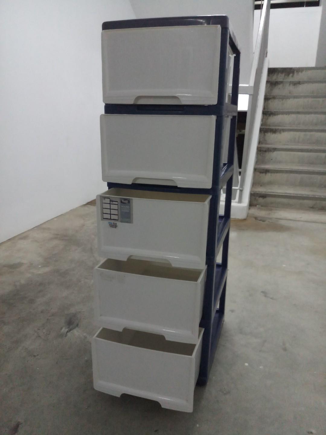 Plastic Storage Drawers Furniture Shelves Drawers On Carousell