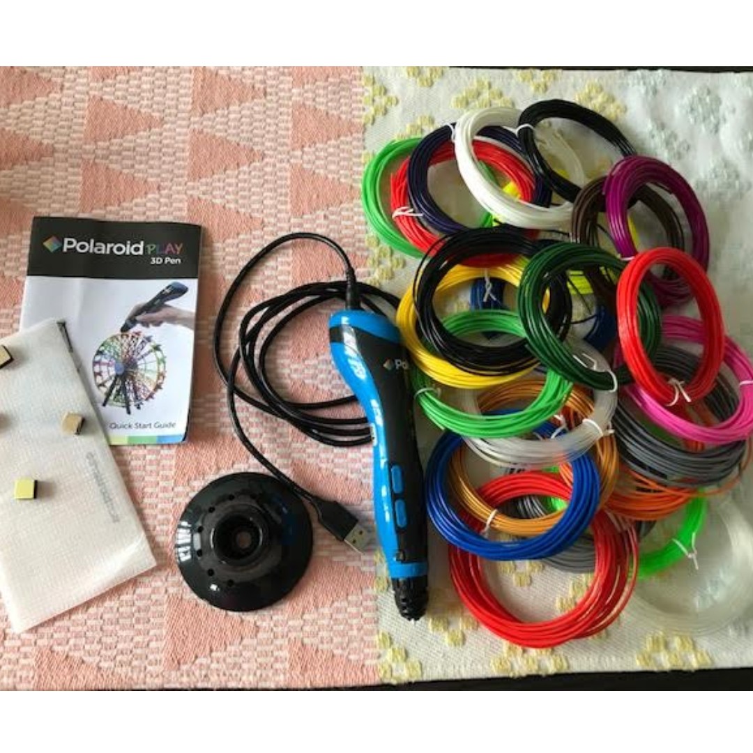 Polaroid Draw 3d Pen 20 Filaments Printer Toy Art Educational
