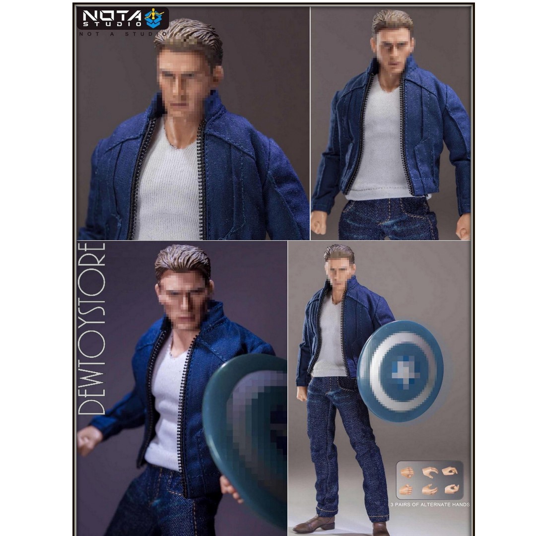 IN STOCK> Nota Studio In Toy 1/12 Captain America Steve Rogers - Body /  Clothes / Shield (Excludes head), Hobbies & Toys, Toys & Games on Carousell